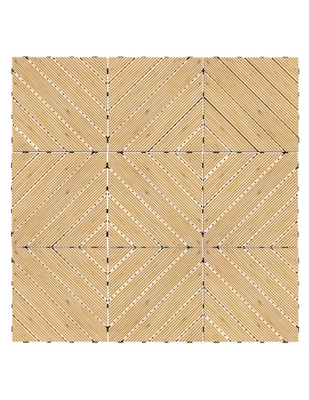 Outsunny 9 Pcs Garden Decking Tiles Wooden Outdoor Flooring Tiles for Patio, Balcony, Terrace, Hot Tub, Yellow 844-745V00YL - pic 98327 | FastDaddyshop