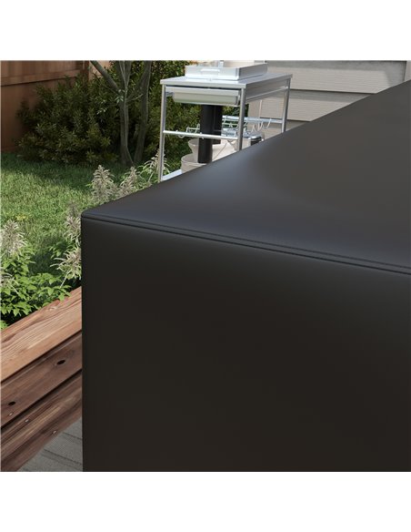Outsunny 250 x 250cm L-Shaped Protective Furniture Cover 84G-466V00BK - pic 98432 | FastDaddyshop