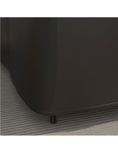 Outsunny 250 x 250cm L-Shaped Protective Furniture Cover 84G-466V00BK