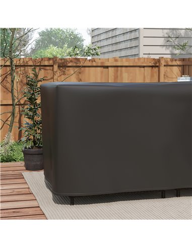 Outsunny 250 x 250cm L-Shaped Protective Furniture Cover 84G-466V00BK