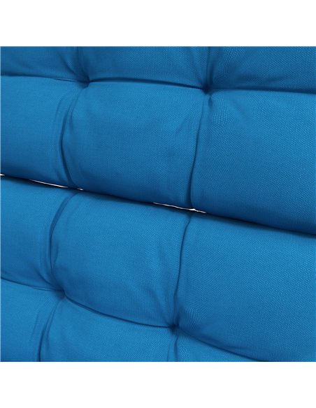 Outsunny Garden Seating Comfort: Plush Turquoise Cushions with Backrest Ties for Patio Bliss 84G-199V70TU - pic 98460 | FastDaddyshop