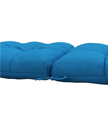 Outsunny Garden Seating Comfort: Plush Turquoise Cushions with Backrest Ties for Patio Bliss 84G-199V70TU