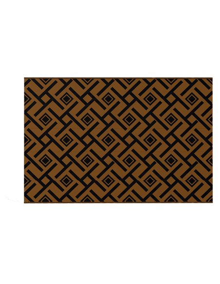 Outsunny Reversible RV Outdoor Rug with LED String Light, Plastic Straw, 182 x 274cm, Brown and Black 844-837V00MX - pic 98507 | FastDaddyshop