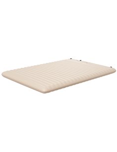 Outsunny Double Size Air Bed, with Built-in Foot Pump and Carry Bag, White A20-413V00WT