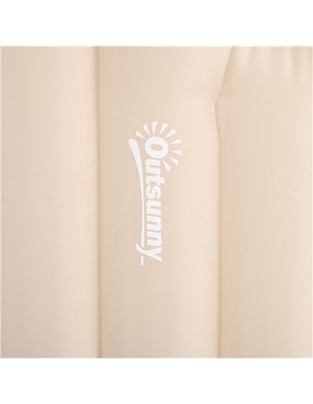 Outsunny Double Size Air Bed, with Built-in Foot Pump and Carry Bag, White A20-413V00WT - pic 98542 | FastDaddyshop