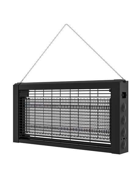 HOMCOM LED Bug Zapper, 8watt, Indoor Use, Efficient Electric Insect Killer, with Hanging Chain 849-023V70BK - pic 98642 | FastDaddyshop