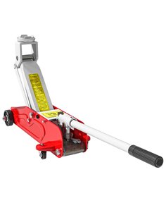 HOMCOM Low Profile Jack, 2 Ton Hydraulic Car Jack for Car Trailer Garage Tyre Repair, Red C20-056V00RD