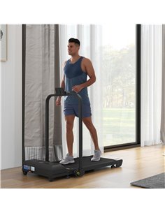 HOMCOM 2.5HP Walking Pad Treadmill, Folding Under Desk Treadmill, Walking Machine, 1-10km/h, with Remote Control A90-367V70BK 2